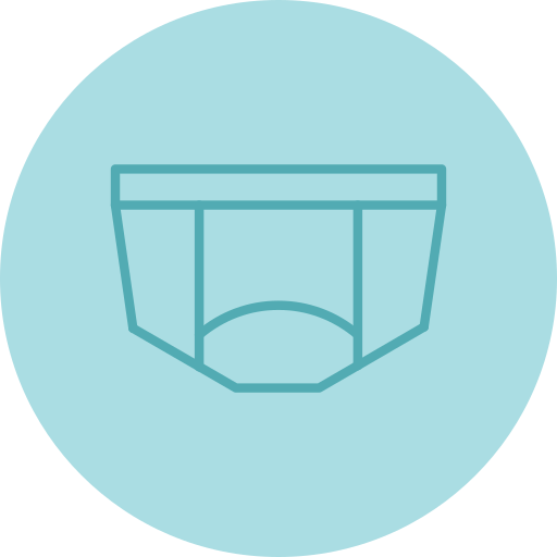 Underwear Generic color fill icon