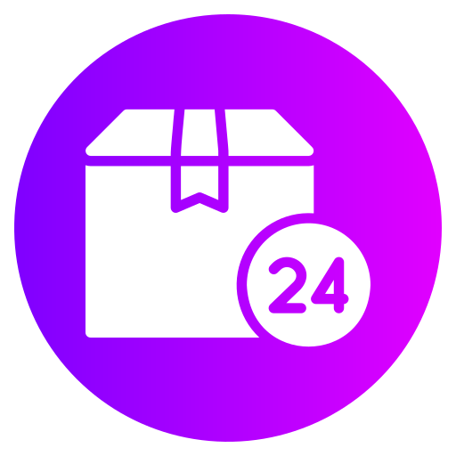 24 hour Generic gradient fill icon