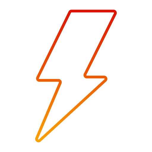 Flash Generic gradient outline icon