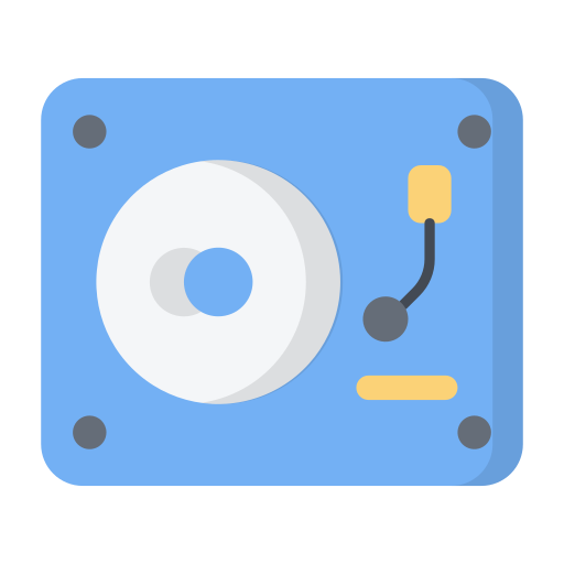 Turntable Generic color fill icon