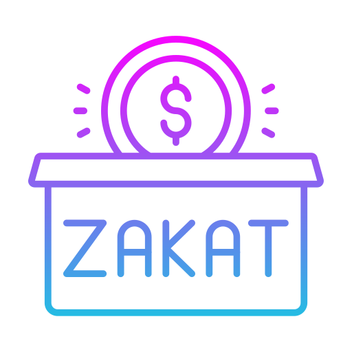 Zakat Generic gradient outline icono