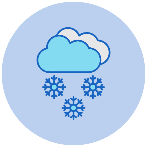 tormenta de nieve Generic color lineal-color icono