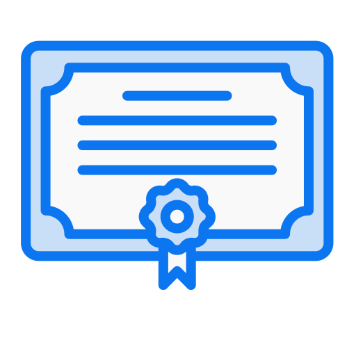 Certificate Generic color lineal-color icon