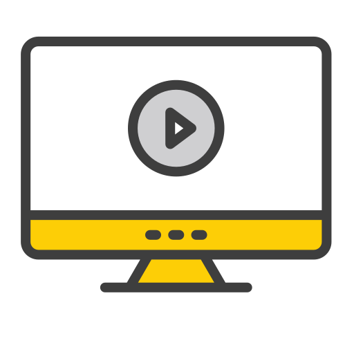 Video lesson Generic color lineal-color icon