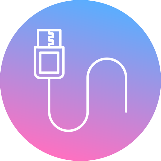 Usb connection Generic gradient fill icon