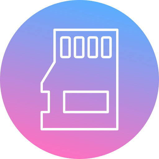 speicherkarte Generic gradient fill icon