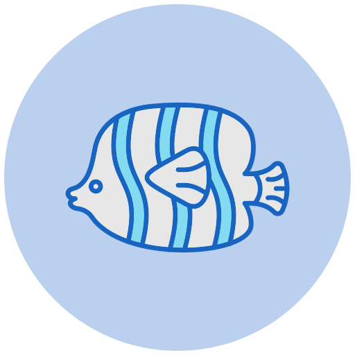 ryba motyl Generic color lineal-color ikona