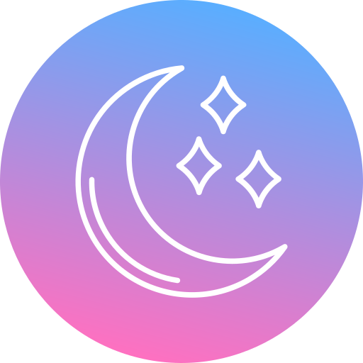 Moon Generic gradient fill icon