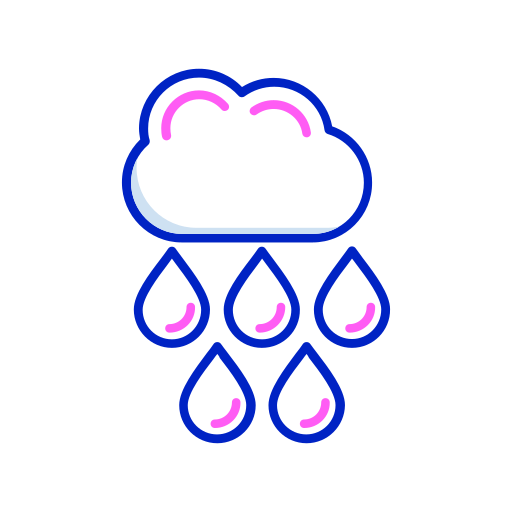 Дождь Generic color lineal-color иконка