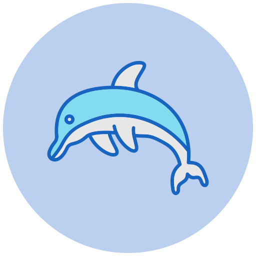 Дельфин Generic color lineal-color иконка