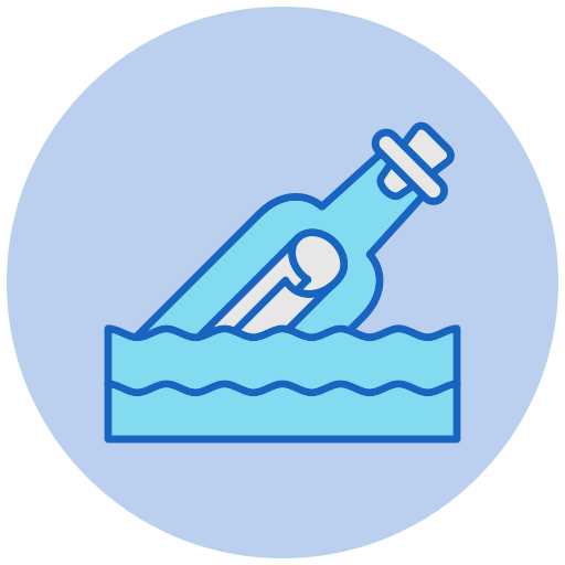 Message In a Bottle Generic color lineal-color icon