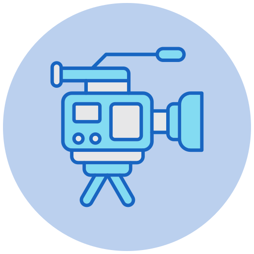 videokamera Generic color lineal-color icon