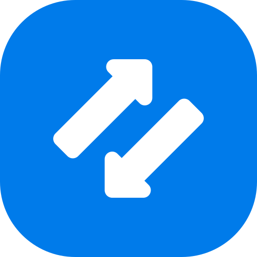 Up and Down Arrows Generic color fill icon