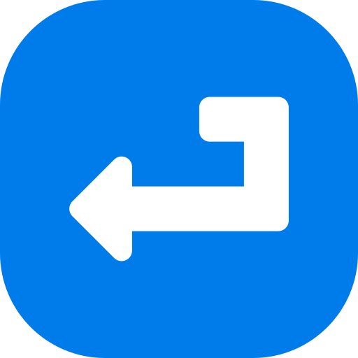 Turn Left Generic color fill icon