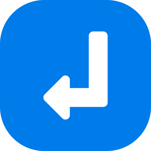 Turn Left Generic color fill icon