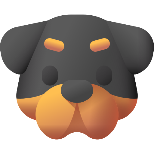 rottweiler 3D Color ikona