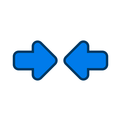 Left and right arrows Generic color lineal-color icon