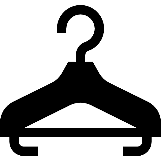 ハンガー Basic Straight Filled icon