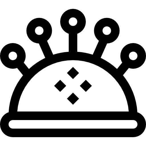 ピンクッション Basic Straight Lineal icon