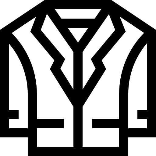 jacke Basic Straight Lineal icon