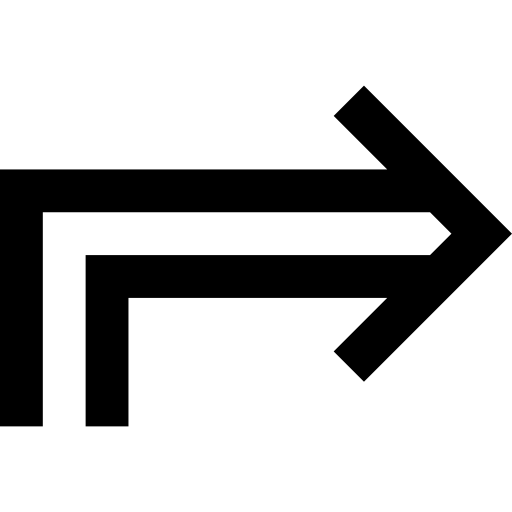 freccia destra Vitaliy Gorbachev Lineal icona