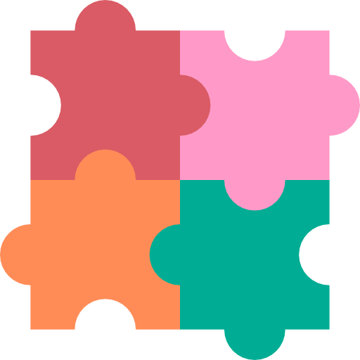 puzzle Kawaii Flat icona