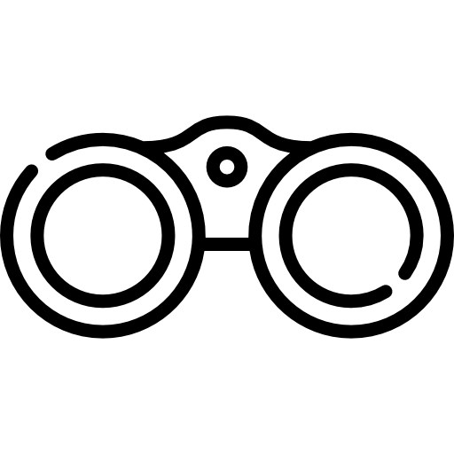 쌍안경 Kawaii Lineal icon