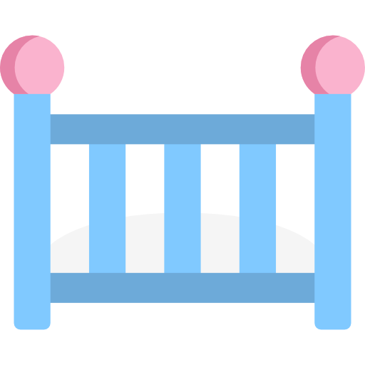 Crib Kawaii Flat icon