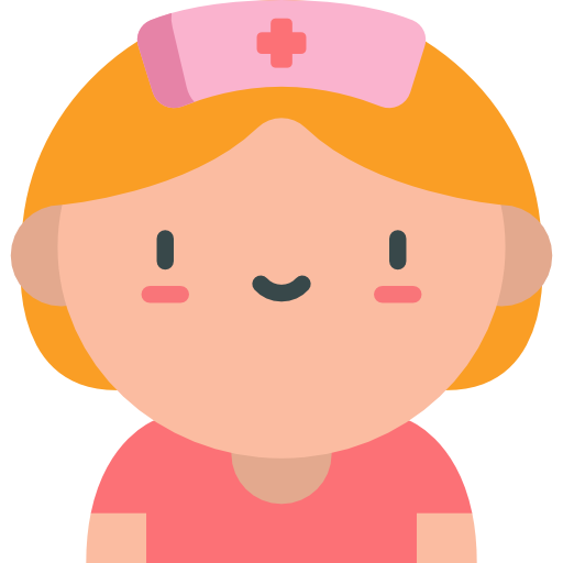 krankenschwester Kawaii Flat icon