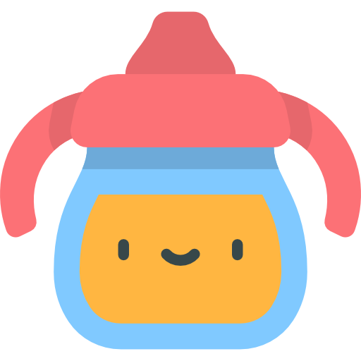 Sippy cup Kawaii Flat icon