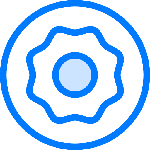 Doughnut Vitaliy Gorbachev Blue icon