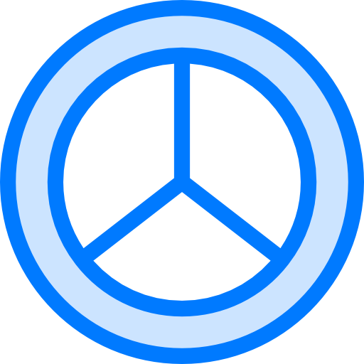 평화 Vitaliy Gorbachev Blue icon