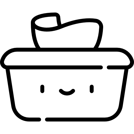feuchttücher Kawaii Lineal icon