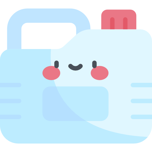 Jerrycan Kawaii Flat icon