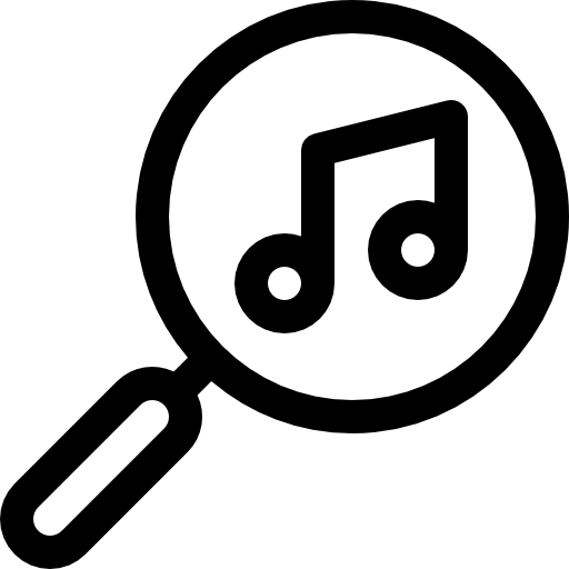 chercher Basic Rounded Lineal Icône