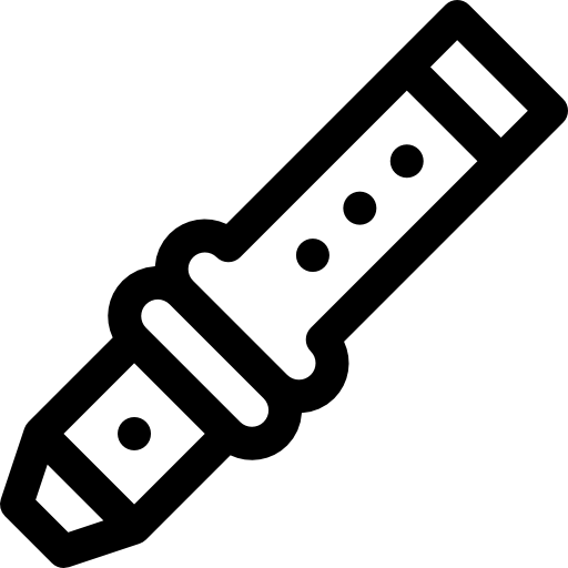 flauto Basic Rounded Lineal icona