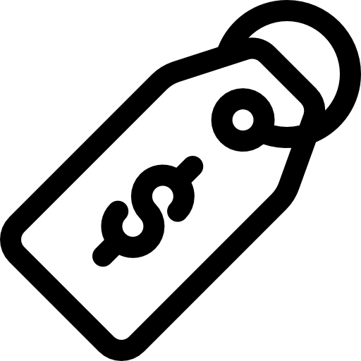 etiqueta Basic Rounded Lineal icono