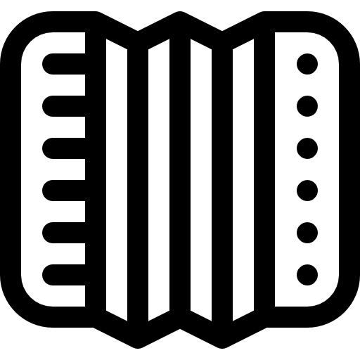 アコーディオン Basic Rounded Lineal icon