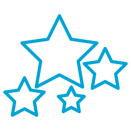estrellas Generic color outline icono