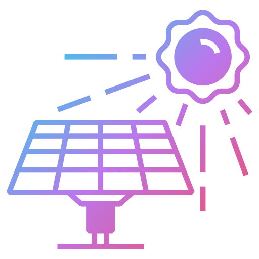 Solar cell Generic gradient fill icon