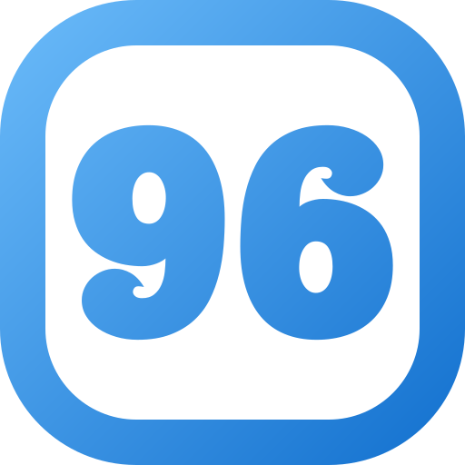96 Generic gradient fill icona