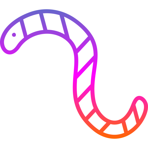 wormen Generic gradient outline icoon