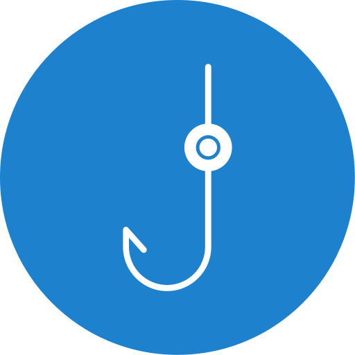 Fishing hook Generic color fill icon