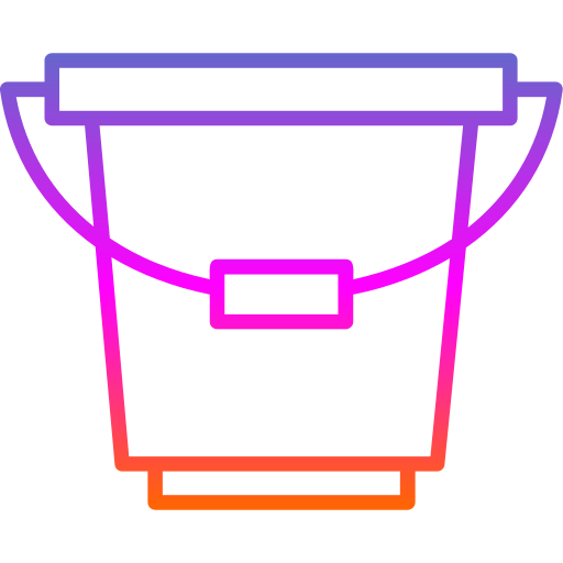 버킷 Generic gradient outline icon