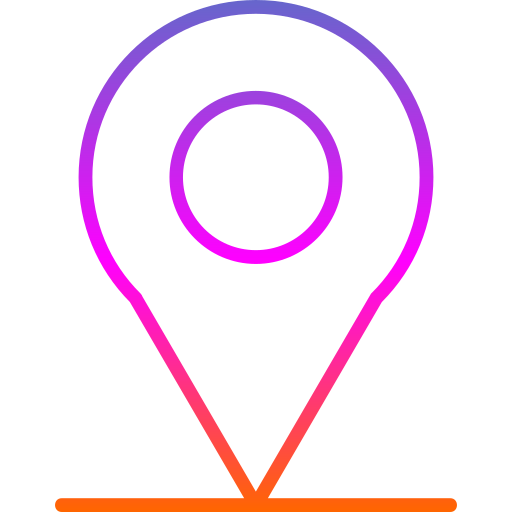 kaart Generic gradient outline icoon