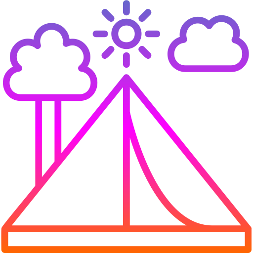 Tent Generic gradient outline icon