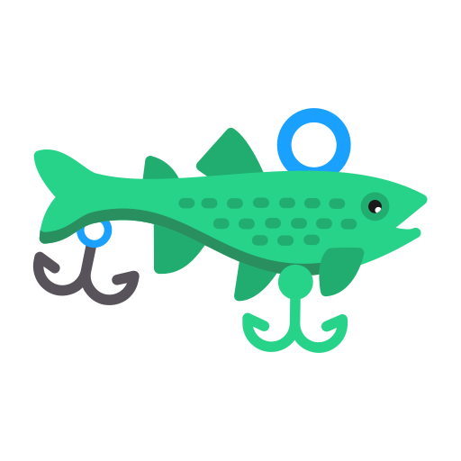 Рыболовные приманки Generic color fill иконка