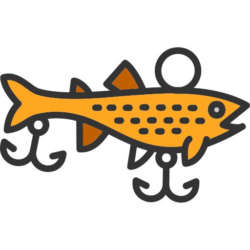 cebos de pesca Generic color lineal-color icono