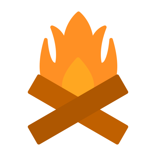 Bonfire Generic color fill icon