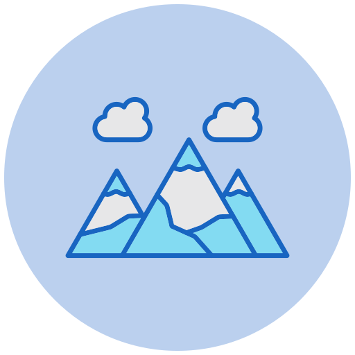 Mountain Generic color lineal-color icon